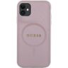 Guess GUHMN61PSAHMCP iPhone 11 / Xr 6.1" różowy/pink hardcase Saffiano MagSafe na NearMe.pl