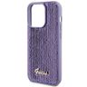 Guess GUHCP15LPSFDGSU iPhone 15 Pro 6.1" fioletowy/purple hardcase Sequin Script Metal na NearMe.pl