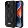 Guess GUHCP15SPSQSQSK iPhone 15 / 14 / 13 6.1" czarny/black hardcase Quilted Metal Logo na NearMe.pl