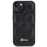Guess GUHCP15SPSQSQSK iPhone 15 / 14 / 13 6.1" czarny/black hardcase Quilted Metal Logo na NearMe.pl
