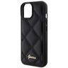 Guess GUHCP15SPSQSQSK iPhone 15 / 14 / 13 6.1" czarny/black hardcase Quilted Metal Logo na NearMe.pl
