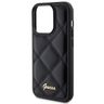 Guess GUHCP15LPSQSQSK iPhone 15 Pro 6.1" czarny/black hardcase Quilted Metal Logo na NearMe.pl