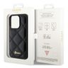Guess GUHCP15LPSQSQSK iPhone 15 Pro 6.1" czarny/black hardcase Quilted Metal Logo na NearMe.pl