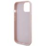 Guess GUHCP15SPSQSQSP iPhone 15 / 14 / 13 6.1" różowy/pink hardcase Quilted Metal Logo na NearMe.pl