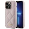 Guess GUHCP15LPSQSQSP iPhone 15 Pro 6.1" różowy/pink hardcase Quilted Metal Logo na NearMe.pl