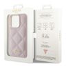 Guess GUHCP15LPSQSQSP iPhone 15 Pro 6.1" różowy/pink hardcase Quilted Metal Logo na NearMe.pl