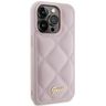 Guess GUHCP15XPSQSQSP iPhone 15 Pro Max 6.7" różowy/pink hardcase Quilted Metal Logo na NearMe.pl