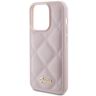Guess GUHCP15XPSQSQSP iPhone 15 Pro Max 6.7" różowy/pink hardcase Quilted Metal Logo na NearMe.pl