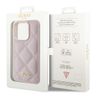 Guess GUHCP15XPSQSQSP iPhone 15 Pro Max 6.7" różowy/pink hardcase Quilted Metal Logo na NearMe.pl