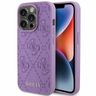 Guess GUHCP15LP4EPMU iPhone 15 Pro 6.1" fioletowy/light purple hardcase Leather 4G Stamped na NearMe.pl
