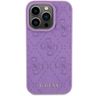 Guess GUHCP15LP4EPMU iPhone 15 Pro 6.1" fioletowy/light purple hardcase Leather 4G Stamped na NearMe.pl