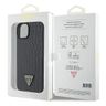 Guess GUHCP15SPCRTHCK iPhone 15 / 14 /13 6.1" czarny/black hardcase Croco Triangle Metal Logo na NearMe.pl