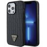 Guess GUHCP15XPCRTHCK iPhone 15 Pro Max6.7" czarny/black hardcase Croco Triangle Metal Logo na NearMe.pl