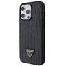 Guess GUHCP15XPCRTHCK iPhone 15 Pro Max6.7" czarny/black hardcase Croco Triangle Metal Logo na NearMe.pl