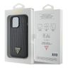 Guess GUHCP15XPCRTHCK iPhone 15 Pro Max6.7" czarny/black hardcase Croco Triangle Metal Logo na NearMe.pl