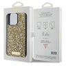 Guess GUHCP15XPFGSBSD iPhone 15 Pro Max 6.7" żółty/yellow hardcase Rhinestone Metal Logo na NearMe.pl