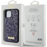 Guess GUHCP15SPFGSBSP iPhone 15 / 14 / 13 6.1" fioletowy/purple hardcase Rhinestone Metal Logo na NearMe.pl