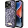 Guess GUHCP15LPFGSBSP iPhone 15 Pro 6.1" fioletowy/purple hardcase Rhinestone Metal Logo na NearMe.pl