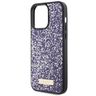 Guess GUHCP15LPFGSBSP iPhone 15 Pro 6.1" fioletowy/purple hardcase Rhinestone Metal Logo na NearMe.pl