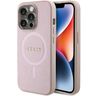 Guess GUHMP15XPSAHMCP iPhone 15 Pro Max 6.7" różowy/pink hardcase Saffiano MagSafe na NearMe.pl