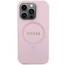 Guess GUHMP15XPSAHMCP iPhone 15 Pro Max 6.7" różowy/pink hardcase Saffiano MagSafe na NearMe.pl