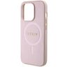 Guess GUHMP15XPSAHMCP iPhone 15 Pro Max 6.7" różowy/pink hardcase Saffiano MagSafe na NearMe.pl