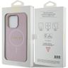Guess GUHMP15XPSAHMCP iPhone 15 Pro Max 6.7" różowy/pink hardcase Saffiano MagSafe na NearMe.pl