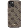 Guess GUHCP15SG4GFBR iPhone 15 / 14 / 13 6.1" brązowy/brown hard case 4G Metal Gold Logo na NearMe.pl