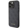 Guess GUHCP15LG4GFGR iPhone 15 Pro 6.1" szary/grey hard case 4G Metal Gold Logo na NearMe.pl