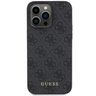 Guess GUHCP15LG4GFGR iPhone 15 Pro 6.1" szary/grey hard case 4G Metal Gold Logo na NearMe.pl