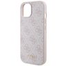 Guess GUHCP15SG4GFPI iPhone 15 / 14 / 136.1" różowy/pink hard case 4G Metal Gold Logo na NearMe.pl