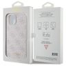 Guess GUHCP15MG4GFPI iPhone 15 Plus / 14 Plus 6.7" różowy/pink hard case 4G Metal Gold Logo na NearMe.pl