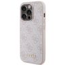 Guess GUHCP15LG4GFPI iPhone 15 Pro 6.1" różowy/pink hard case 4G Metal Gold Logo na NearMe.pl