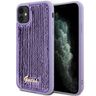 Guess GUHCN61PSFDGSU iPhone 11 / Xr 6.1" fioletowy/purple hardcase Sequin Script Metal na NearMe.pl