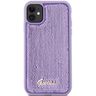Guess GUHCN61PSFDGSU iPhone 11 / Xr 6.1" fioletowy/purple hardcase Sequin Script Metal na NearMe.pl
