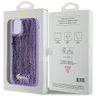 Guess GUHCN61PSFDGSU iPhone 11 / Xr 6.1" fioletowy/purple hardcase Sequin Script Metal na NearMe.pl