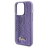 Guess GUHCP13LPSFDGSU iPhone 13 Pro / 13 6.1" fioletowy/purple hardcase Sequin Script Metal na NearMe.pl