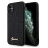 Guess GUHCN61PMSDGSK iPhone 11 / Xr 6.1" czarny/black hardcase Disco Metal Script na NearMe.pl