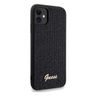 Guess GUHCN61PMSDGSK iPhone 11 / Xr 6.1" czarny/black hardcase Disco Metal Script na NearMe.pl