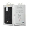Guess GUHCN61PMSDGSK iPhone 11 / Xr 6.1" czarny/black hardcase Disco Metal Script na NearMe.pl