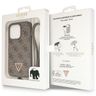 Guess GUHCP15LP4TDSCPW iPhone 15 Pro 6.1" brązowy/brown hardcase Crossbody 4G Metal Logo na NearMe.pl