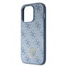 Guess GUHCP14LP4TDSCPB iPhone 14 Pro 6.1" niebieski/blue hardcase Crossbody 4G Metal Logo na NearMe.pl
