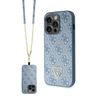 Guess GUHCP15LP4TDSCPB iPhone 15 Pro 6.1" niebieski/blue hardcase Crossbody 4G Metal Logo na NearMe.pl
