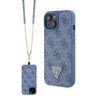 Guess GUHCP15SP4TDSCPB iPhone 15 / 14 / 13 6.1" niebieski/blue hardcase Crossbody 4G Metal Logo na NearMe.pl