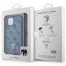 Guess GUHCP15SP4TDSCPB iPhone 15 / 14 / 13 6.1" niebieski/blue hardcase Crossbody 4G Metal Logo na NearMe.pl