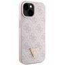 Guess GUHCP15SP4TDSCPP iPhone 15 / 14 / 13 6.1" różowy/pink hardcase Crossbody 4G Metal Logo na NearMe.pl