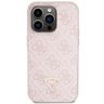 Guess GUHCP15XP4TDSCPP iPhone 15 Pro Max 6.7" różowy/pink hardcase Crossbody 4G Metal Logo na NearMe.pl