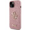 Guess GUHCP15MHG4SGP iPhone 15 Plus / 14 Plus 6.7" różowy/pink hardcase Glitter Script Big 4G na NearMe.pl