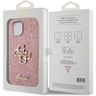 Guess GUHCP15MHG4SGP iPhone 15 Plus / 14 Plus 6.7" różowy/pink hardcase Glitter Script Big 4G na NearMe.pl