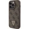 Guess GUHCP15LP4TDPW iPhone 15 Pro 6.1" brązowy/brown hardcase Leather 4G Triangle Strass na NearMe.pl